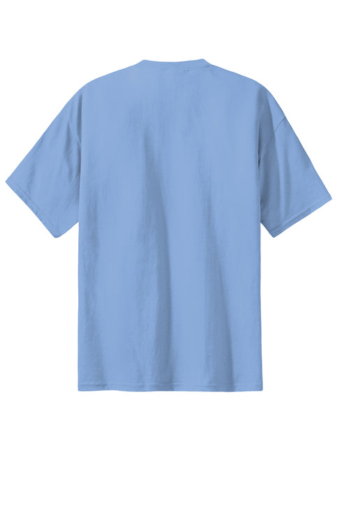 The Road Less Traveled - Blue Cotton Port & Co™ Essential Tee