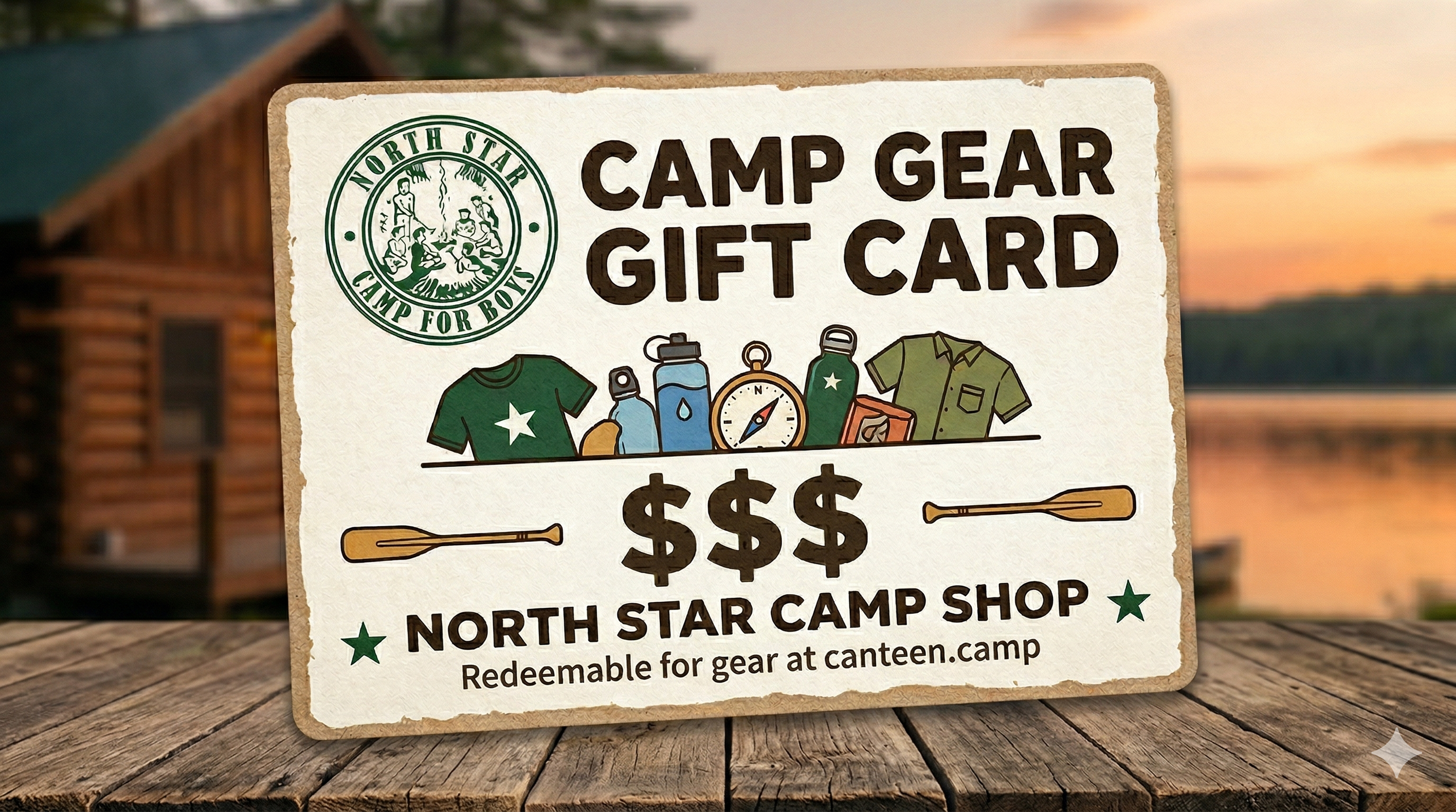 North Star Camp Gear Gift Card