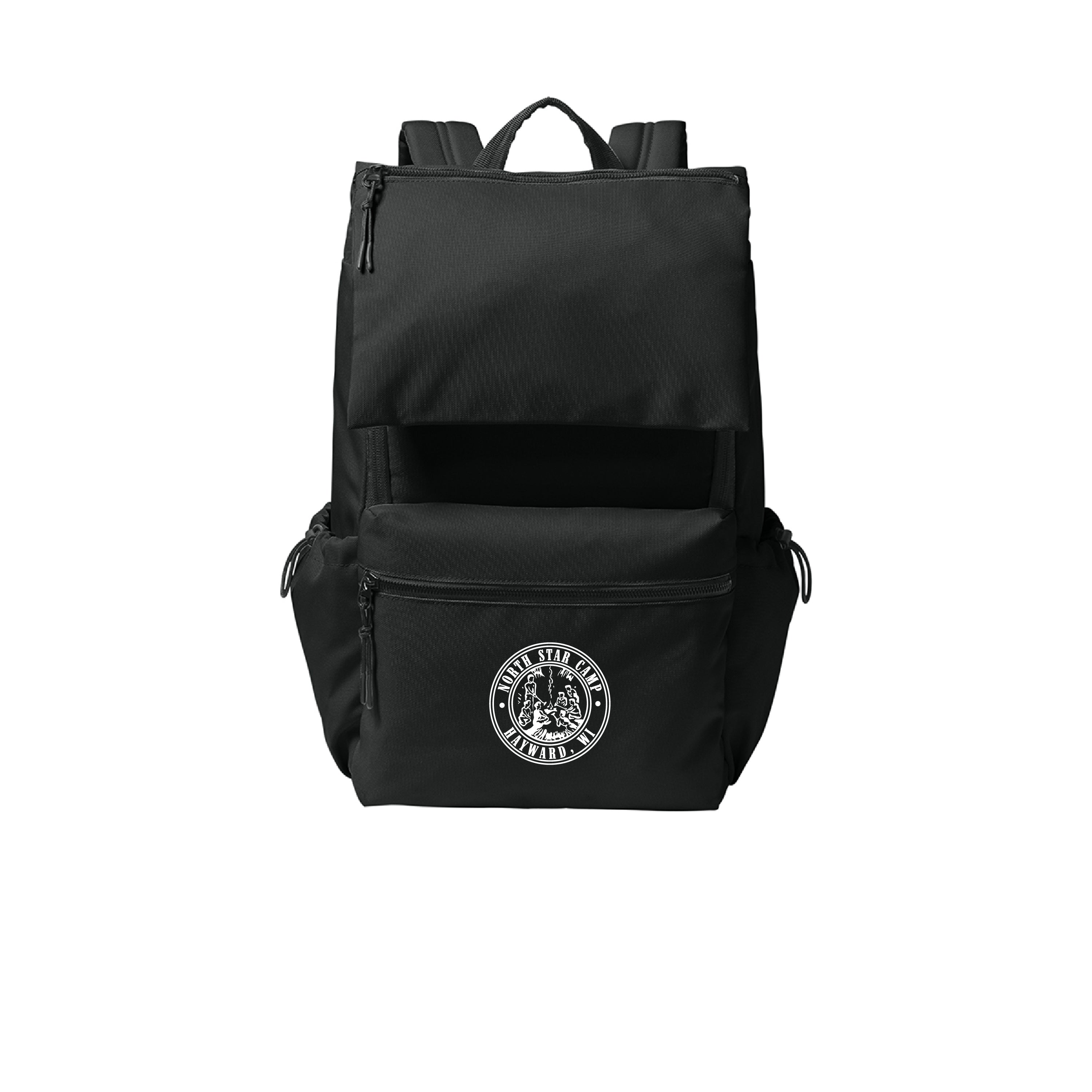 NSC-101 | NORTH STAR CAMP - Black Port Authority Matte Oxford Backpack