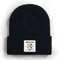 North Star Camp  Knit Beanie Hat - ADULT BLACK