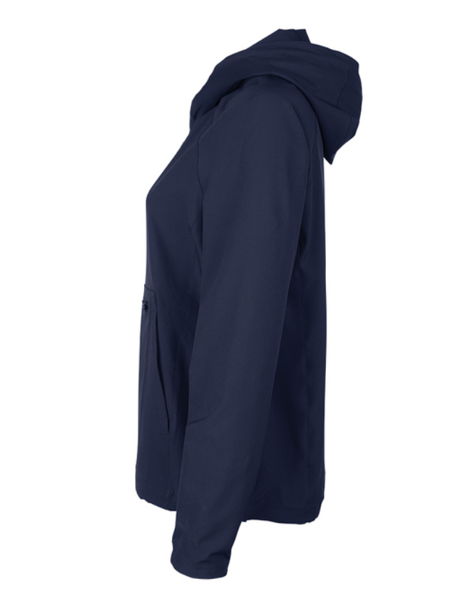 The Road Less Traveled - Women's Navy Stretch Anorak Charles River Jacket