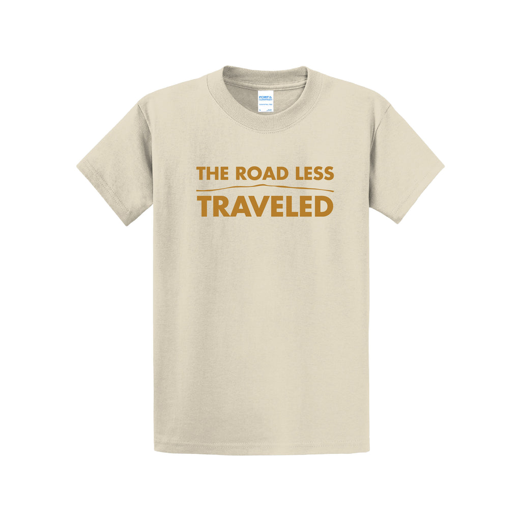 The Road Less Traveled - Natural Cotton Port & Co™ Essential Tee