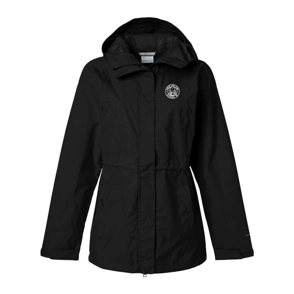 North Star - Black Columbia Women's Hikebound™ II Long Rain Jacket